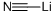 structure of CAS# 2408-36-8, Lithium Cyanide