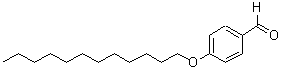 结构式 CAS# 24083-19-0, 4-正十二烷氧基苯甲醛