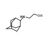 结构式 CAS# 24161-70-4, 2-(金刚烷-2-基氨基)乙醇