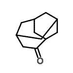 结构式 CAS# 24669-56-5, 三环[4.3.1.1<sup>3,8</sup>]十一烷-4-酮