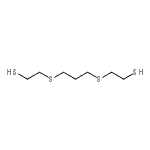 结构式 CAS# 25676-62-4, 2,2'-(1,3-丙烷二基二硫烷二基)二乙硫醇
