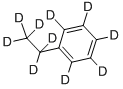 结构式 CAS# 25837-05-2, 6-(乙基-1,1,2,2,2-D5)-苯-1,2,3,4,5-D5