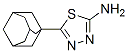 结构式 CAS# 26526-57-8, 5-金刚烷-1-基-[1,3,4]噻二唑-2-基胺