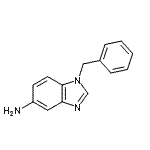 结构式 CAS# 26530-89-2, 1-苄基-1H-苯并咪唑-5-胺