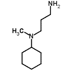 结构式 CAS# 26735-20-6, N-环己基-N-甲基-1,3-丙烷二胺