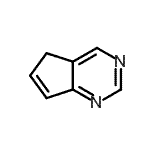 结构式 CAS# 270-98-4, 5H-环戊二烯并[d]嘧啶