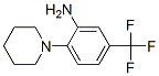 结构式 CAS# 27429-68-1, 2-(1-哌啶基)-5-(三氟甲基)-苯胺盐酸盐(1:1)