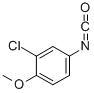 结构式 CAS# 28395-76-8, 3-氯-4-甲氧基苯基异氰酸酯