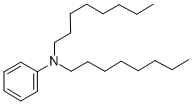 结构式 CAS# 3007-75-8, N,N-二正辛基苯胺