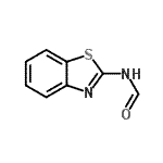结构式 CAS# 3028-01-1, N-1,3-苯并噻唑-2-基甲酰胺