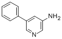 结构式 CAS# 31676-54-7, 5-苯基-吡啶-3-胺