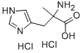 结构式 CAS# 32381-18-3, alpha-甲基-DL-组氨酸二盐酸盐