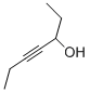 结构式 CAS# 32398-69-9, 4-庚炔-3-醇