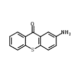 结构式 CAS# 33923-98-7, 2-氨基-9H-噻吨-9-酮