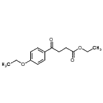 结构式 CAS# 339289-35-9, 乙基4-(4-乙氧基苯基)-4-氧代丁酸酯