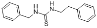 结构式 CAS# 35653-54-4, 1-苄基-3-苯乙基-2-硫脲