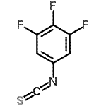 结构式 CAS# 362690-52-6, 1,2,3-三氟-5-异硫氰酸基苯