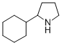 结构式 CAS# 367281-02-5, 2-环己基吡咯烷