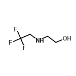 结构式 CAS# 371-99-3, 2-[(2,2,2-三氟乙基)氨基]乙醇