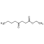 结构式 CAS# 37174-96-2, 乙基4-氧代辛酸酯