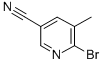结构式 CAS# 374633-37-1, 2-溴-5-氰基-3-皮考啉