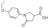 结构式 CAS# 38160-04-2, (3S)-1-(4-乙氧基苯基)-5-氧代吡咯烷-3-羧酸酯