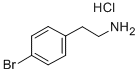 结构式 CAS# 39260-89-4, 4-溴苯乙胺盐酸盐