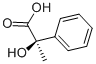 结构式 CAS# 3966-30-1, (R)-(-)-2-羟基-2-苯丙酸