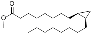结构式 CAS# 3971-54-8, (1R,2S)-rel-2-辛基-环丙烷辛酸甲酯
