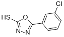 结构式 CAS# 41491-54-7, 5-(3-氯苯基)-1,3,4-恶二唑-2-硫醇