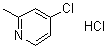 结构式 CAS# 41753-34-8, 4-氯-2-皮考啉盐酸盐