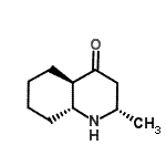 结构式 CAS# 41854-83-5, (2S,4aR,8aR)-2-甲基八氢-4(1H)-喹啉酮