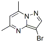 结构式 CAS# 41945-37-3, 3-溴-5,7-二甲基吡唑并[1,5-a]嘧啶
