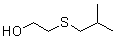 structure of CAS# 42779-10-2, 2-(Isobutylsulfanyl)Ethanol;2-(Isobutylthio)ethanol;MFCD00014040;ZINC02560460