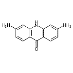 结构式 CAS# 42832-87-1, 3,6-二氨基-9-吖啶醇