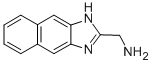 结构式 CAS# 435342-02-2, (1H-萘并[2,3-d]咪唑-2-基)-甲胺