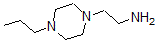 structure of CAS# 4489-50-3, 4-Propyl-1-Piperazineethanamine;1-Piperazineethanamine,4-Propyl-(9CI)