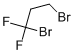 结构式 CAS# 460-25-3, 1,3-二溴-1,1-二氟丙烷