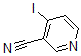 结构式 CAS# 490039-72-0, 4-碘-3-吡啶甲腈
