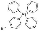 structure of CAS# 507-27-7, Tetraphenylarsonium Bromide;Tetraphenylarsonium Bromide;St5410168;Arsonium, Tetraphenyl-, Bromide