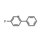 结构式 CAS# 512171-81-2, 5-氟-2-苯基吡啶