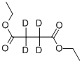 结构式 CAS# 52089-62-0, 琥珀酸二乙酯-2,2,3,3-D4