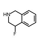 结构式 CAS# 537033-79-7, 4-氟-1,2,3,4-四氢异喹啉
