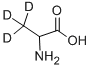结构式 CAS# 53795-94-1, DL-丙氨酸-3,3,3-D3