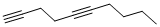 结构式 CAS# 53963-03-4, 1,5-癸二炔