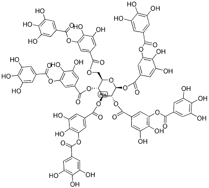 结构式 CAS# 5424-20-4, 鞣酸