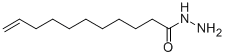 结构式 CAS# 5458-77-5, 十一碳-10-烯酰肼