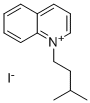 结构式 CAS# 54899-89-7, 喹啉异戊基碘化物