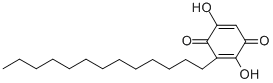 结构式 CAS# 573-40-0, 紫金牛醌