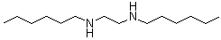 结构式 CAS# 57413-98-6, N,N'-二己基-1,2-乙二胺